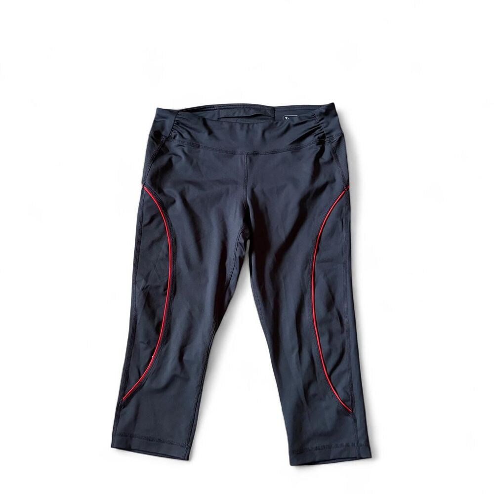 Tek-gear Women's Black and Red Leggings